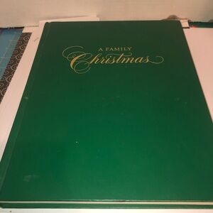 Green 'A Family Christmas' Book